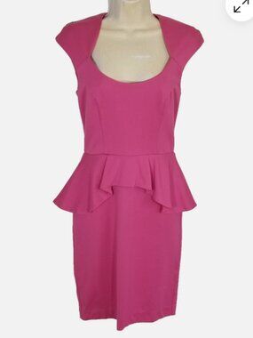 BEBE Peplum Sheath Dress 6904E1M